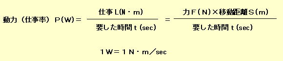 工業力学入門講座 第９回 仕事と動力 仕事率